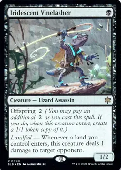 Iridescent Vinelasher (Foil) Bloomburrow - Magic MTG NM - Image 1