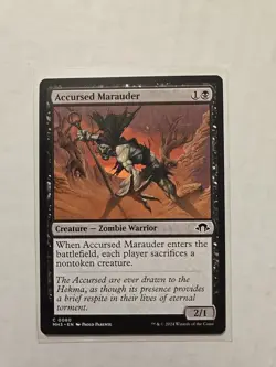 Accursed Marauder - Modern Horizons 3 - LP - MTG Magic - Common - Creature - Image 1