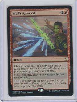 Wyll's Reversal Commander Legends: Battle for Baldur's Gate Foil - Image 1