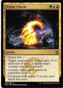 Temur Charm *FOIL Uncommon* Magic MtG x1 Khans of Tarkir SP - Image 1