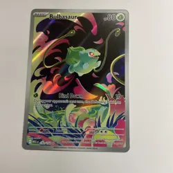 Bulbasaur 133/132 NEW Illustration Rare Pokemon MEGA EVOLUTION NM Pokemon Tcg - Image 1