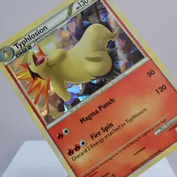 Pokemon TCG - Typhlosion 32/123 HeartGold & SoulSilver Holo Rare - EXC - Image 1