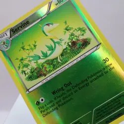 Pokemon TCG - Servine 4/114 Black & White Uncommon Rev Holo - LP - Image 1