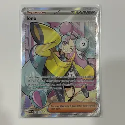 Pokemon TCG Iono 254/193 Holo Ultra Rare Full Art SV Paldea Evolved - LP/NM - Image 1