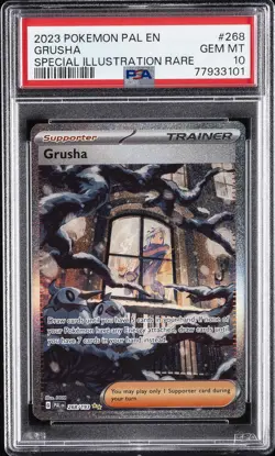 2023 POKEMON PAL EN-PALDEA EVOLVED SPECIAL ILLUSTRATION RARE #268 GRUSHA PSA 10 - Image 1
