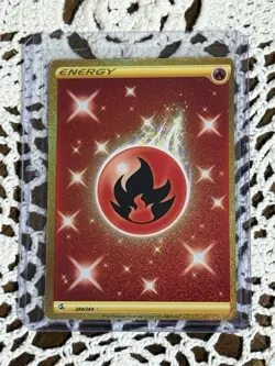 Fire Energy - 284/264 - Secret Rare NM, English Pokemon Fusion Strike - Image 1