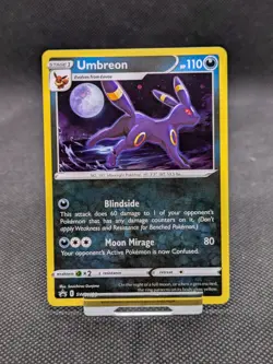 Pokemon Umbreon SWSH129 Cosmo Holo Sword & Shield Promo Evolving Skies - Image 1