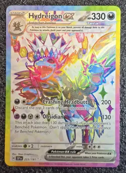 Pokemon TCG Hydreigon EX 223/191 Surging Sparks 2024 NM - Image 2