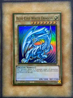 Yugioh Blue-Eyes White Dragon MAGO-EN001 Gold Rare 1st Ed NM - Image 1