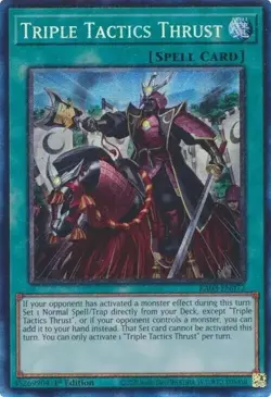 Triple Tactics Thrust - RA03-EN072 - Super Rare 1st Edition Yugioh - Image 1
