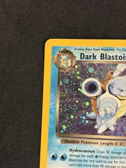 Dark Blastoise Holo Rare Team Rocket 3/82 Pokemon Card - Image 2