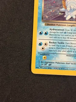 Dark Blastoise Holo Rare Team Rocket 3/82 Pokemon Card - Image 5