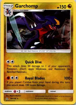 Garchomp 99/156 Cracked Ice Holo Promo Pokemon Card LP - Image 1