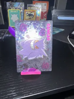 Pokemon Japanese Meiji Gengar Embossed Promo Foil Get Card 1999 Gangar - Image 1