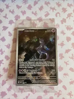 MEWTWO SVP 052 Scarlet Violet 151 Promo Illustration Rare Pokemon Card SEALED - Image 1