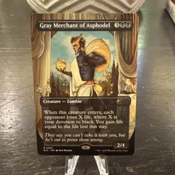 Gray Merchant of Asphodel |NM| Encyclopedia Secret Lair Magic MTG - Image 1