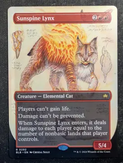 Sunspine Lynx - Borderless - Bloomburrow (MTG) - Image 1
