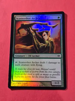 2009 Magic The Gathering Conflux Foil #90 Scattershot Archer, C, G, cd2 - Image 1