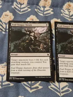 Foul-Tongue Shriek x2 Dragons of Tarkir MTG Magic LP - Image 2