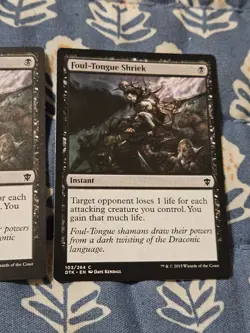 Foul-Tongue Shriek x2 Dragons of Tarkir MTG Magic LP - Image 3
