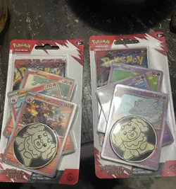 Pokemon TCG Destined Rivals - Checklane Blister Pack x2 Skeledirge and Togekiss! - Image 1