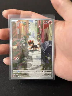 Litleo 139/132 Illustration Rare Me01: Mega Evolution Pokemon TCG NM - Image 1