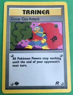 Goop Gas Attack 78/82 Pokemon Team Rocket 1st Edition Common 2000 - Image 1