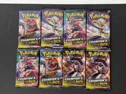 Lot Of 8 Pokemon TCG: Champions Path NEW FACTORY SEALED Packs - Image 1