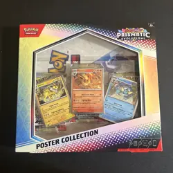 Pokemon TCG: Scarlet & Violet Prismatic Evolutions Poster Collection Box Sealed! - Image 1