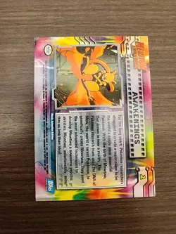 Pokemon Topps Movie Animation Edition #2 Awakenings! Blue Logo - Image 2