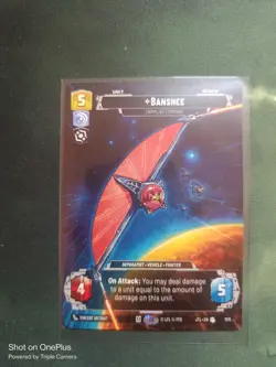 Star Wars Unlimited JTL Prestige Card #1015 Banshee - Image 1