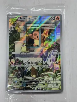 Pokemon TCG Obsidian Flames Charmander ETB Promo Card SVPEN044 SEALED - Image 1