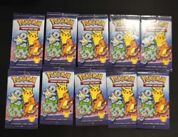 McDonalds Pokemon 25th Anniversary Cards Happy Meal Booster Packs Lot of 10x - Image 1