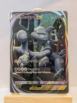 Custom Fan Art Mewtwo EX High Quality Custom Card Foil Finish Full Art - Image 2