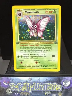 Pokemon Card Venomoth 13/64 Holo Rare Jungle 1st Edition Near Mint - Image 1