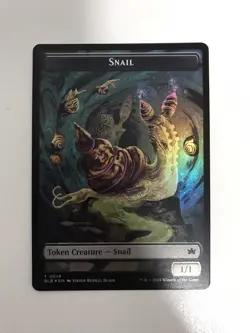 Thundertrap Trainer / Snail Token Foil MTG Magic the Gathering Card NM Mint BLB - Image 2