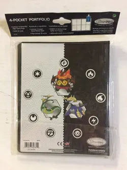 Pokemon Ultra-pro 4 Pocket Binder For BW2 Set, Holds 80 Cards TCG CCG - Image 2