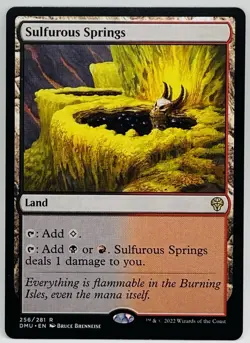 MTG Sulfurous Springs Dominaria United Regular - Image 1