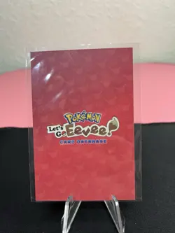 Eevee #9 Pokemon Let's Go Eevee Database Set Peru Cracked Ice Holo - NM! - Image 2