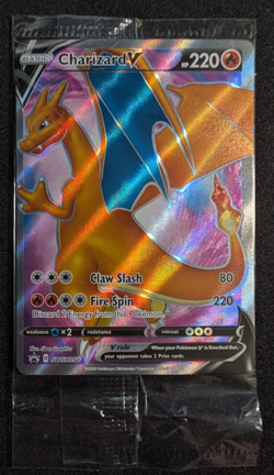 Charizard V SWSH050 Champion's Path ETB Promo Pokemon - Image 1