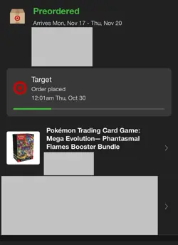 CONFIRMED PRESALE Pokemon Mega Evolution Phantasmal Flames Booster Bundle - Image 2