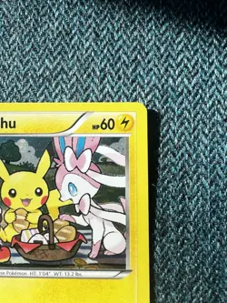 Pokemon Pikachu (XY95 Black Star Promo Holo Rare)-Let’s Eat Together 2016-NM/LP - Image 2
