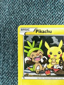 Pokemon Pikachu (XY95 Black Star Promo Holo Rare)-Let’s Eat Together 2016-NM/LP - Image 3