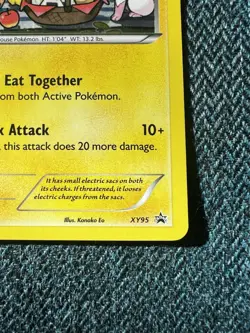 Pokemon Pikachu (XY95 Black Star Promo Holo Rare)-Let’s Eat Together 2016-NM/LP - Image 5