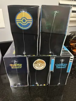 POKEMON TCG ETB X5 ELITE TRAINER BOX SURGING TWILIGHT MEGA BLACK BOLT LOT OF 5 - Image 2