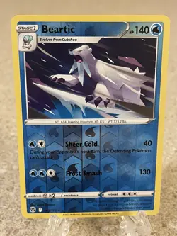 Pokemon TCG Brilliant Stars Reverse Holo Beartic 043/172 NM/M - Image 1