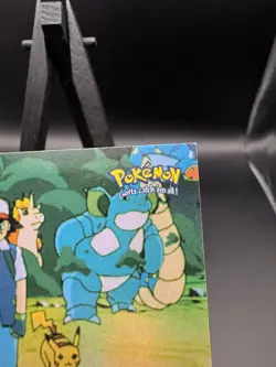 Pokemon Topps The Battle Renewed Mewtwo Strikes Back 32 Blue Logo - Image 4