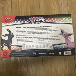 Pokemon TCG Prismatic Evolutions Premium Figure Collection NEW Sealed - Image 2
