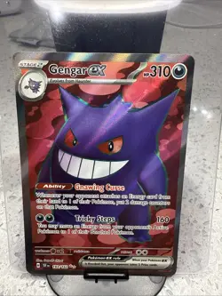 Pokemon TCG Gengar ex 193/162 Temporal Forces Ultra Rare NM - Image 1