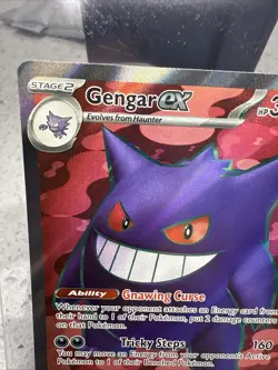 Pokemon TCG Gengar ex 193/162 Temporal Forces Ultra Rare NM - Image 2